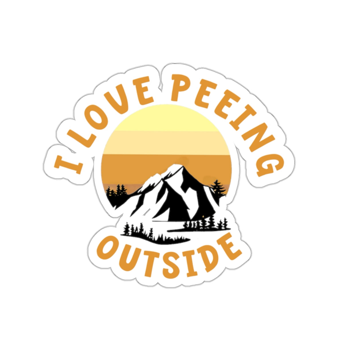I Love Peeing Outside