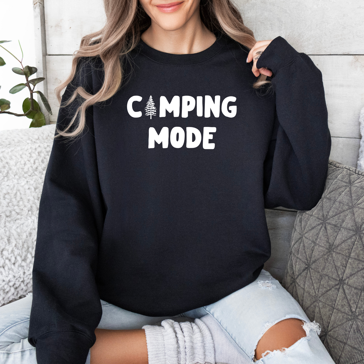 Camping Mode Crewneck
