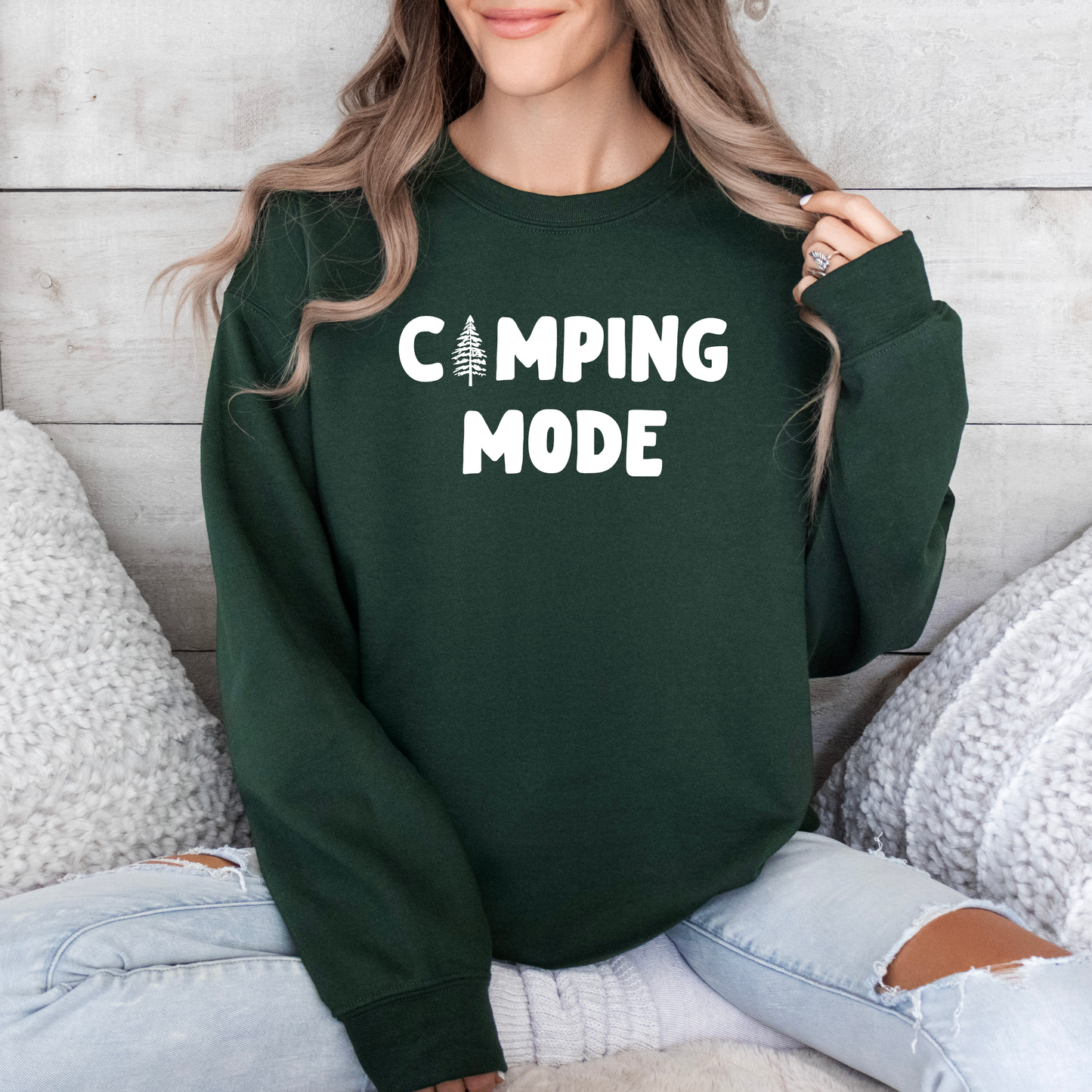 Camping Mode Crewneck