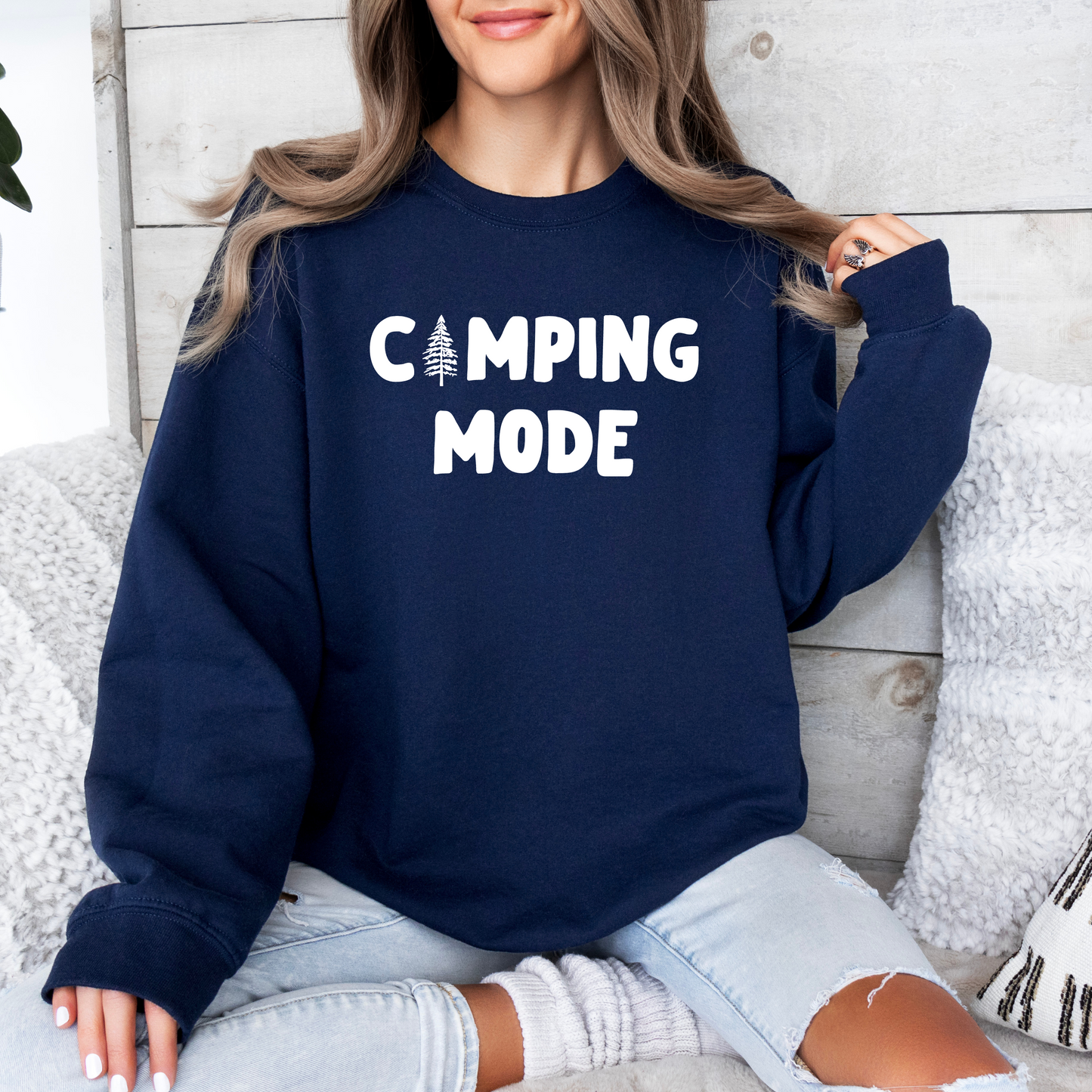 Camping Mode Crewneck